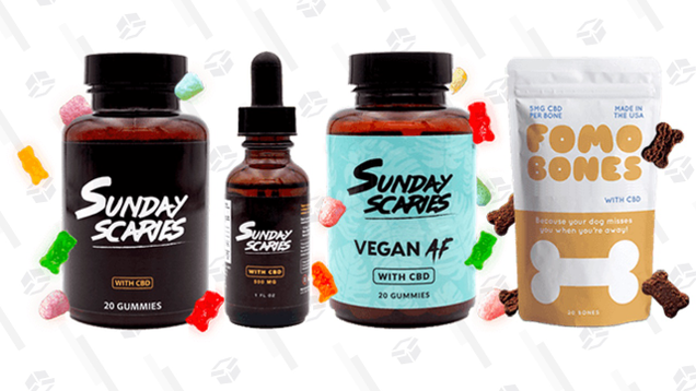 15% off Sunday Scaries CBD Products | Promo code KINJA1515% off FOMO Bones CBD Dog Treats | Promo code KINJA15
